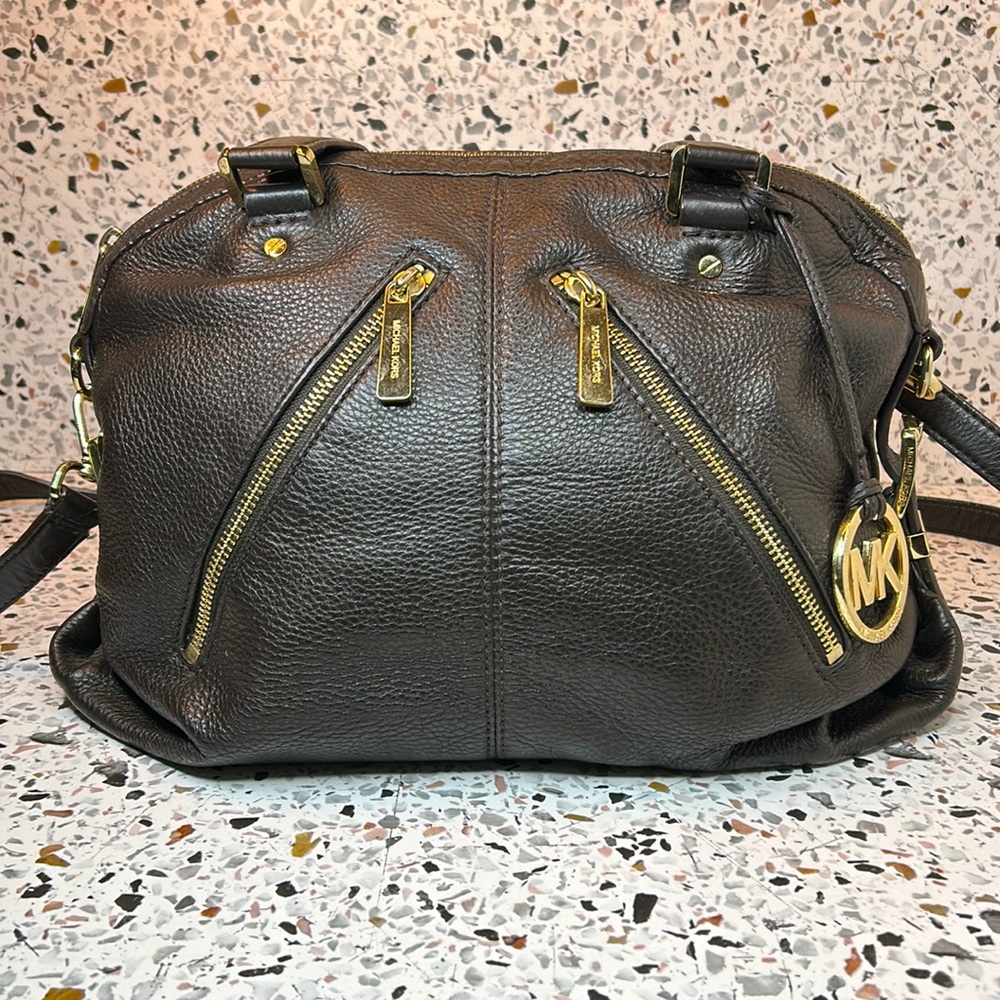 Michael Kors Brown Portland leather satchel